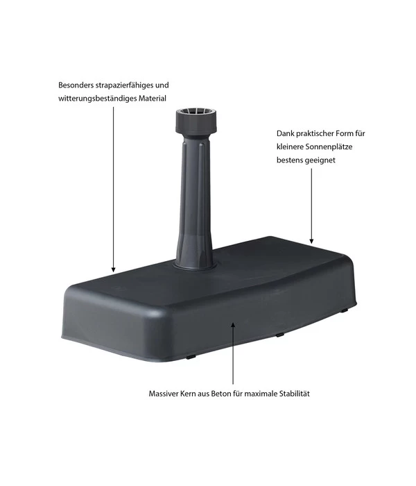 Beo Balkonschirmständer, 20 Kg 2 Beo Balkonschirmständer, 20 Kg – Bild 2