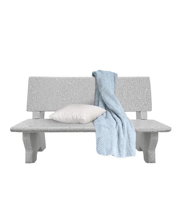 Dehner Granit-Gartenbank, Grau, Ca. B120/H75/T50 Cm 3 Dehner Granit-Gartenbank, Grau, Ca. B120/H75/T50 Cm – Bild 3