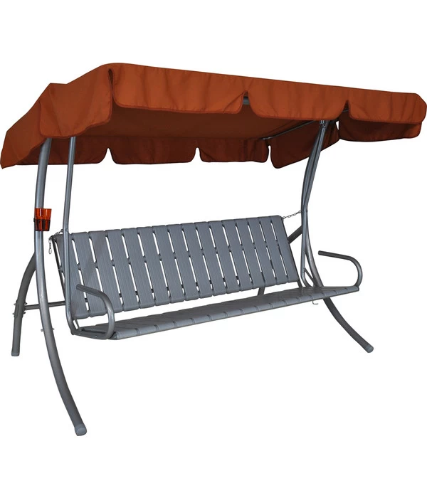 Angerer Hollywoodschaukel Trend, Design Korfu Terra, 3-Sitzer 2 Angerer Hollywoodschaukel Trend, Design Korfu Terra, 3-Sitzer â Bild 2