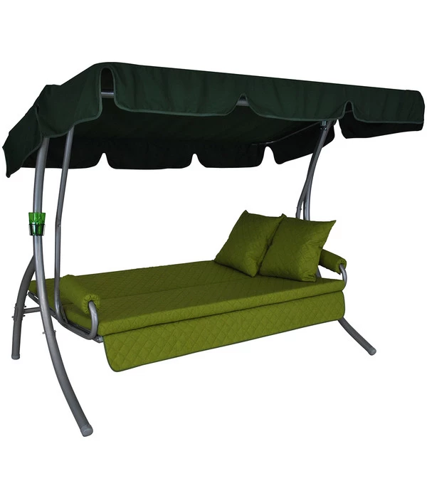 Angerer Hollywoodschaukel Trend Joy Apfelgrün, 3-Sitzer 2 Angerer Hollywoodschaukel Trend Joy Apfelgrün, 3-Sitzer – Bild 2