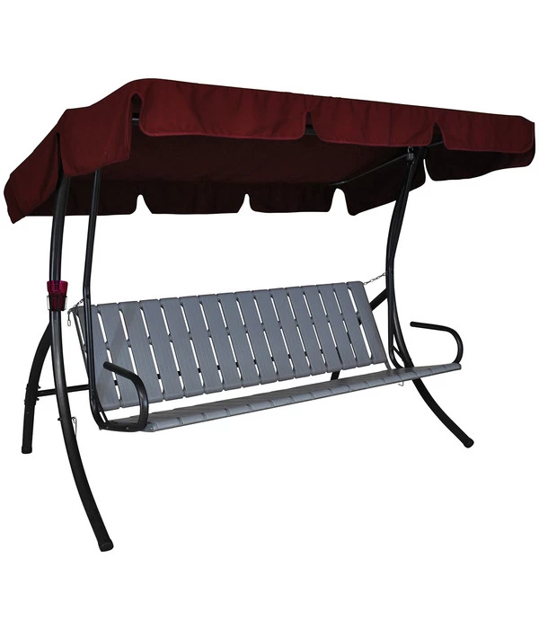 Angerer Hollywoodschaukel Trend Joy Bordeaux, 3-Sitzer 3 Angerer Hollywoodschaukel Trend Joy Bordeaux, 3-Sitzer – Bild 3