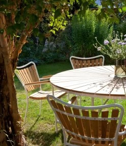 Cinas Gartentisch Ellen, Ca. Ø110/H74 Cm 6 Cinas Gartentisch Ellen, Ca. Ø110/H74 Cm -Mobelgarten Verkauf 2012250 WE MO 002 TischEllenD110Weiss