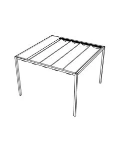 Siena Garden Schattenmanufaktur® Pergola Basis Libera, Ca. B315/H217/T315 Cm -Mobelgarten Verkauf 2048817 WE DE 001 LiberaPergolaBasis
