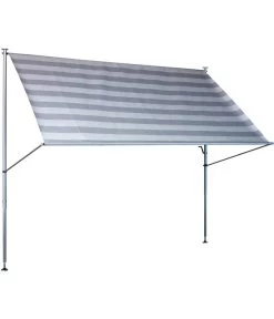 Angerer Klemmmarkise Premium, Gestreift, Ca. B150/H275/T170 Cm