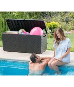 Keter Aufbewahrungsbox Capri, 305 Liter, Ca. B123/H57/T53,5 Cm -Mobelgarten Verkauf 2190700 WE MO 003 KeterAufbewahrungsbox