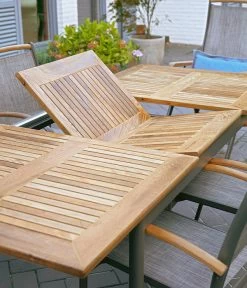 Dehner Teak-Ausziehtisch Colmar, Ca. B152-210/H76/T89 Cm -Mobelgarten Verkauf 2785608 WE MO 003 DehnerAusziehtischColmar