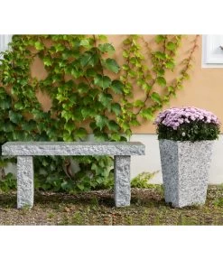 Dehner Granit-Gartenbank, 2-Sitzer -Mobelgarten Verkauf 2789402 WE MO 001 GranitGartenbank