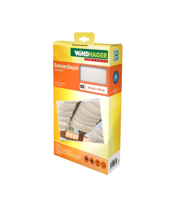 Windhager Sonnensegel, Rechteckig,ca. B270/T140cm 2 Windhager Sonnensegel, Rechteckig,ca. B270/T140cm – Bild 2