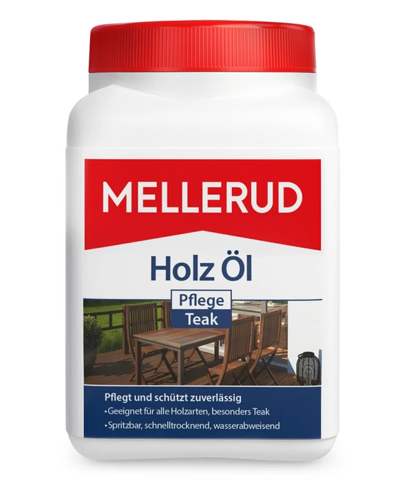 Mellerud® Holz-Ölpflege, 750 Ml, Farbton Teak 1 Mellerud® Holz-Ölpflege, 750 Ml, Farbton Teak