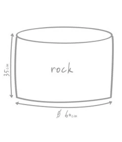 Outbag Outdoor-Sitzsack Rock Skin 5 Outbag Outdoor-Sitzsack Rock Skin -Mobelgarten Verkauf 3453693 WE DE 002 GlobalBeddingRockDeluxeSkinKiesel