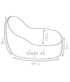 Outbag Outdoor-Sitzsack Slope XL Skin -Mobelgarten Verkauf 3466166 WE DE 002 SlopeSkinKieselXl