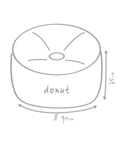 Outbag Outdoor-Sitzsack Donut Plus 5 Outbag Outdoor-Sitzsack Donut Plus -Mobelgarten Verkauf 3472917 WE DE 002 DonutPlusAnthrazit