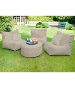 Outbag Outdoor-Sitzsack Piece Zipper Plus -Mobelgarten Verkauf 3484821 WE MO 001 OutbagOutdoorsitzsackbeige