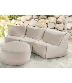 Outbag Outdoor-Sitzsack Piece Zipper Plus -Mobelgarten Verkauf 3484821 WE MO 002 OutbagOutdoorsitzsackbeige