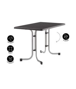 Sieger Boulevard-Klapptisch Mecalit®-PRO, Ca. B115/H72/T70 Cm -Mobelgarten Verkauf 3885407 WE IG 001 KLAPPTISCHGRAPH115X70hellgrau