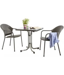 Sieger Boulevard-Klapptisch Mecalit®-PRO, Ca. B70/H72/T70 Cm -Mobelgarten Verkauf 3885589 WE FS 001 GruppeCesao