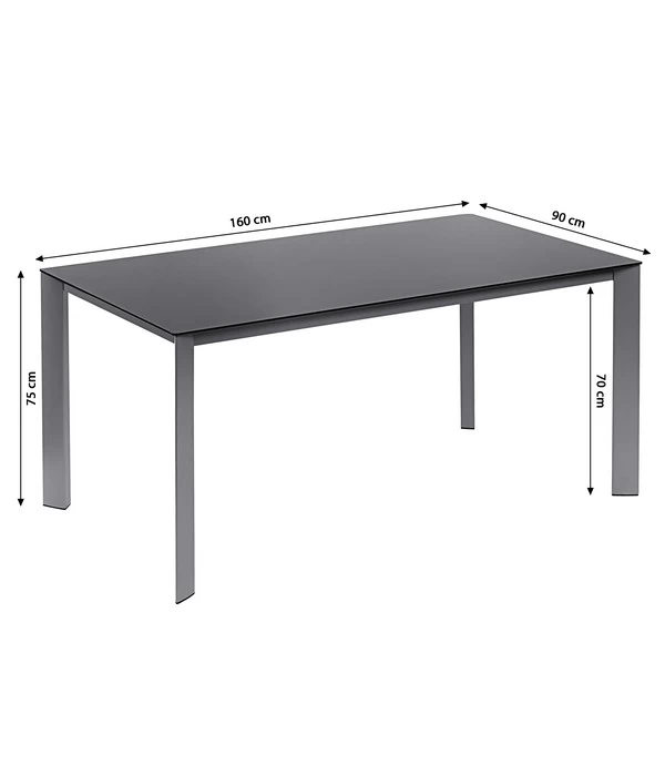 Dehner Esstisch Macon, Ca. B160/H75/T90 Cm 4 Dehner Esstisch Macon, Ca. B160/H75/T90 Cm – Bild 4