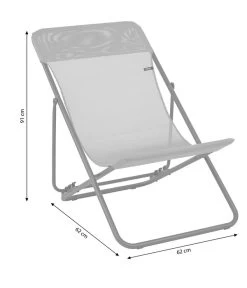 Lafuma Liegestuhl Maxi Transat, Batyline® -Mobelgarten Verkauf 4070017 WE BG 001 LafumaMaxiTransatLac