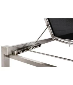 Best Rollliege Marbella, Edelstahl, Schwarz, Ca. B67/H33/T200 Cm 6 Best Rollliege Marbella, Edelstahl, Schwarz, Ca. B67/H33/T200 Cm -Mobelgarten Verkauf 4109609 WE DE 001 BestRollliegeMarbellaEdelstahlSchwarz