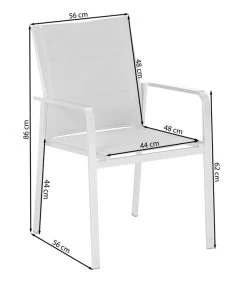 Dehner Stapelstuhl Nantes Elegance -Mobelgarten Verkauf 4209938 WE FS 001 SkizzeStapelstuhlNantesElegance