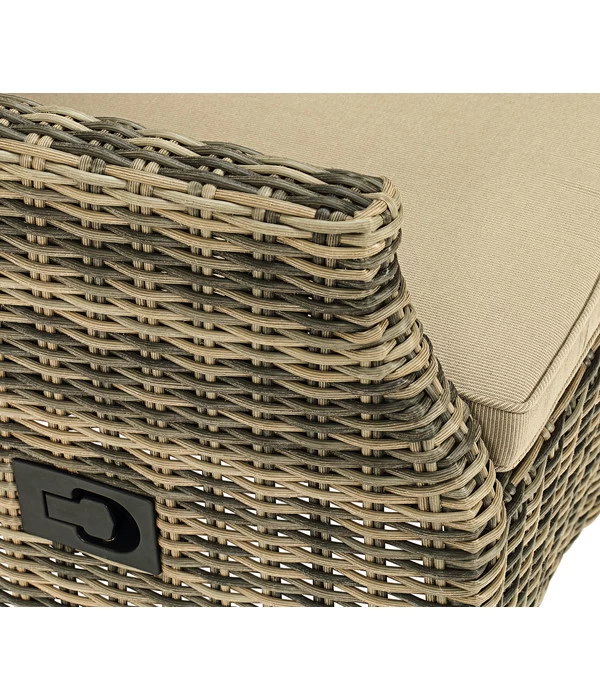 Dehner Geflechtsessel Siena, Braun Meliert 4 Dehner Geflechtsessel Siena, Braun Meliert – Bild 4