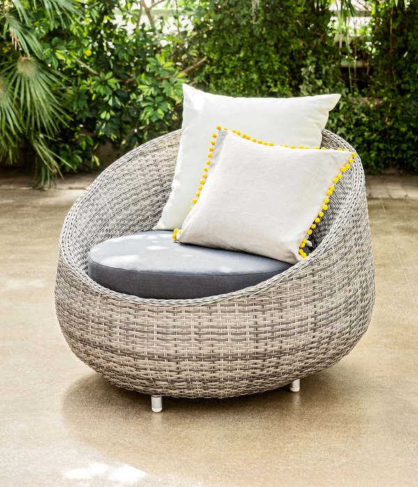 Dehner Geflechtlounge Avani, 4-teilig 3 Dehner Geflechtlounge Avani, 4-teilig – Bild 3