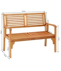 Dehner Klappbank Douglas, 2-Sitzer -Mobelgarten Verkauf 4216784 WE BG 001 KlappbankDouglas