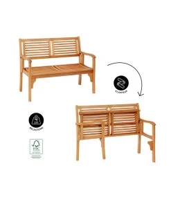 Dehner Klappbank Douglas, 2-Sitzer -Mobelgarten Verkauf 4216784 WE IG FS 001 DehnerKlappbankDouglas2Sitzer