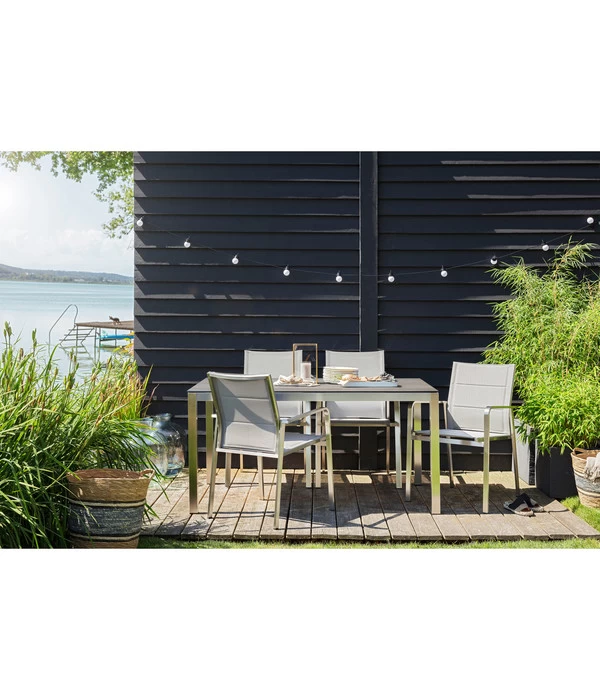 Dehner Premium Esstisch Nantes, Ca. B152/H75/T90 Cm 3 Dehner Premium Esstisch Nantes, Ca. B152/H75/T90 Cm – Bild 3