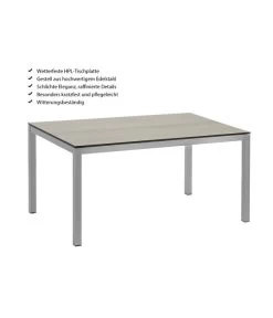 Dehner Premium Esstisch Nantes, Ca. B152/H75/T90 Cm 15 Dehner Premium Esstisch Nantes, Ca. B152/H75/T90 Cm -Mobelgarten Verkauf 4218210 WE IG 001 DehnerPremiumEsstischNantes