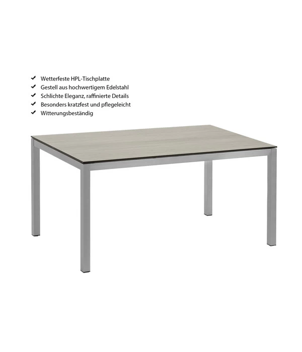 Dehner Premium Esstisch Nantes, Ca. B152/H75/T90 Cm 7 Dehner Premium Esstisch Nantes, Ca. B152/H75/T90 Cm – Bild 7