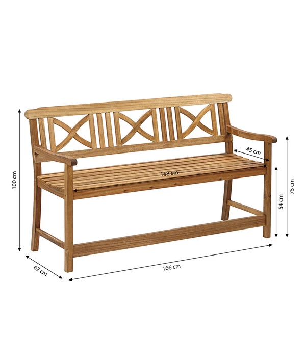 Dehner Gartenbank Malmoe 5 Dehner Gartenbank Malmoe – Bild 5