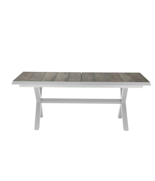 Siena Garden Ausziehtisch Sincro, Hellgrau, Ca. B200-260/H77/T100 Cm 2 Siena Garden Ausziehtisch Sincro, Hellgrau, Ca. B200-260/H77/T100 Cm – Bild 2