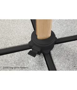 Schneider Ampelschirm Rhodos Twist Woody, Anthrazit, Rechteckig, Ca. B300/T360 Cm -Mobelgarten Verkauf 4355640 WE DE 005 RhodosTwistWoody