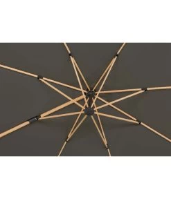 Schneider Ampelschirm Rhodos Twist Woody, Anthrazit, Rechteckig, Ca. B300/T360 Cm -Mobelgarten Verkauf 4355640 WE DE 008 RhodosTwistWoody