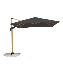 Schneider Ampelschirm Rhodos Twist Woody, Anthrazit, Rechteckig, Ca. B300/T360 Cm -Mobelgarten Verkauf 4355640 WE FS 001 RhodosTwistWoody