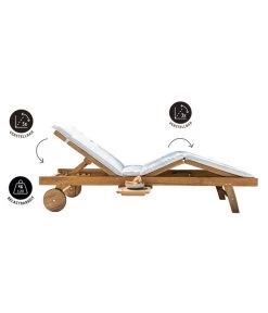 Dehner Rollliege Ravenna, Ca. B70/H89/T200 Cm -Mobelgarten Verkauf 4407086 WE FS 003 RollliegeRavenna