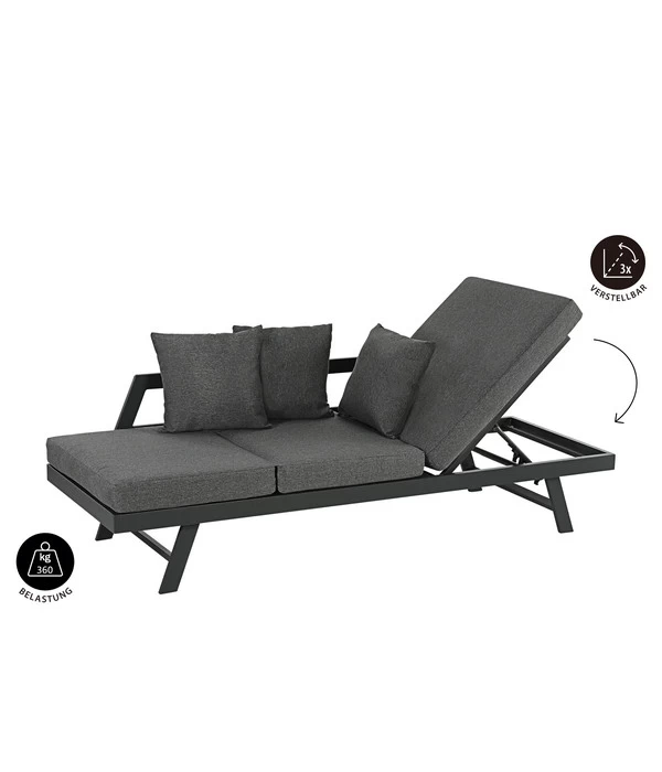 Dehner Funktionsliege Seattle 5 Dehner Funktionsliege Seattle – Bild 5