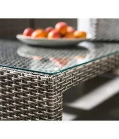 Dehner Geflecht-Lounge Rom, 4-teilig -Mobelgarten Verkauf 4407334 WE DE 004 DehnerGeflechtLoungeRomNEU