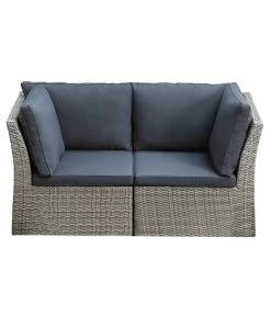 Dehner Geflecht-Lounge Rom, 4-teilig -Mobelgarten Verkauf 4407334 WE FS 002 DehnerGeflechtLoungeRomNEU
