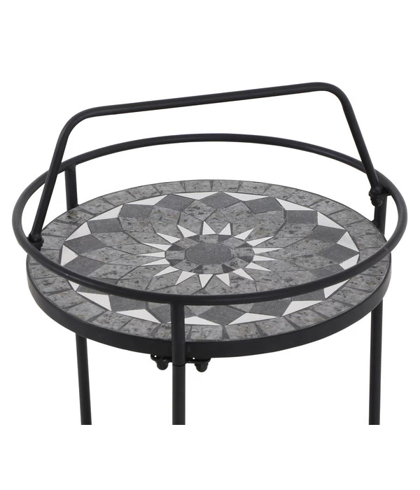 Siena Garden Mosaikbeistelltisch Como, Ca. Ø41/H74 Cm 4 Siena Garden Mosaikbeistelltisch Como, Ca. Ø41/H74 Cm – Bild 4