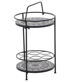 Siena Garden Mosaikbeistelltisch Como, Ca. Ø41/H74 Cm 7 Siena Garden Mosaikbeistelltisch Como, Ca. Ø41/H74 Cm -Mobelgarten Verkauf 4498788 WE FS 003 BeistelltischComo42cm