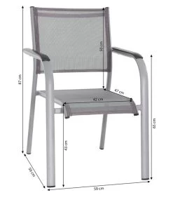 Dehner Balkon-Stapelstuhl Dallas 7 Dehner Balkon-Stapelstuhl Dallas -Mobelgarten Verkauf 5302070 WE BG 001 DehnerLivingAluStapelsesselDallasAluBalkonstapelDallasD