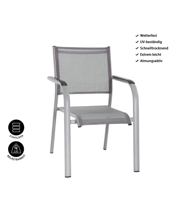 Dehner Balkon-Stapelstuhl Dallas 3 Dehner Balkon-Stapelstuhl Dallas – Bild 3