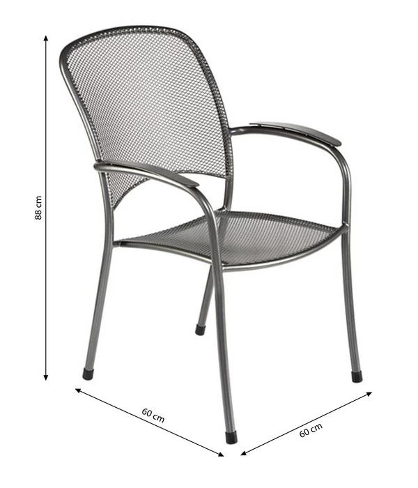 MWH Metall-Stapelsessel Carlo 4 MWH Metall-Stapelsessel Carlo – Bild 4