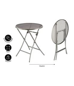 MWH Klapptisch Cafe Latte, Ca. Ø60/H72 Cm 8 MWH Klapptisch Cafe Latte, Ca. Ø60/H72 Cm -Mobelgarten Verkauf 5311956 WE IG 001 KLAPPTICAFELATTEGR60