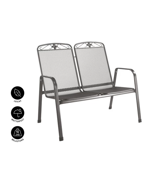 MWH Metall-Bank Savoy, 2-Sitzer 4 MWH Metall-Bank Savoy, 2-Sitzer – Bild 4