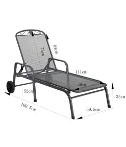 MWH Gartenliege Savoy, Ca. B81/H52/T187 Cm 9 MWH Gartenliege Savoy, Ca. B81/H52/T187 Cm -Mobelgarten Verkauf 5312897 WE BG 001 MWHLiegeSavoy