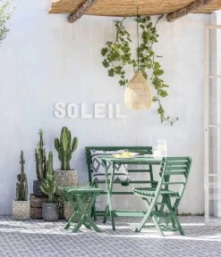 Dehner Klapptisch Stavanger, Ca. B80/H75/T80 Cm -Mobelgarten Verkauf 6666440 WE MO 001 KlappstuhlStavangerGruen