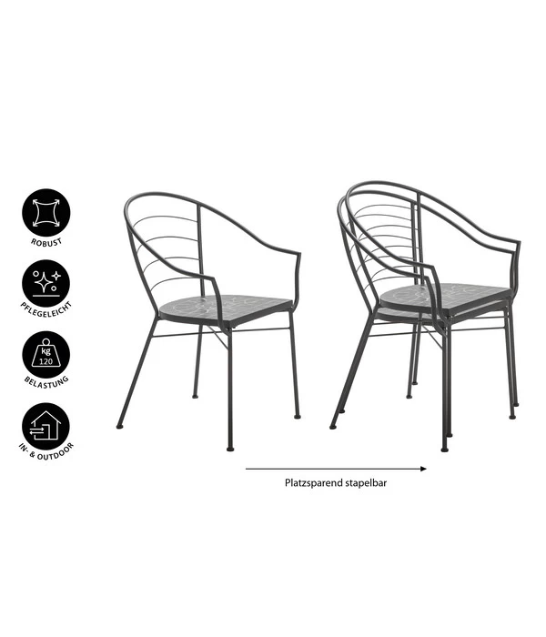 Dehner Mosaiksessel Madeleine 4 Dehner Mosaiksessel Madeleine – Bild 4